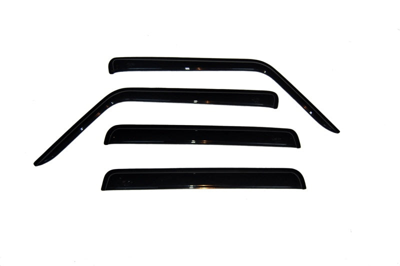 2006-2010 Commander Ventvisor Outside Mount Window Deflectors Smoke 4-Piece - View 2 | Dirty Garage