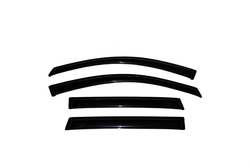 2004-2015 Armada Ventvisor Outside Mount Window Deflectors Smoke 4-Piece - View 4 | Dirty Garage