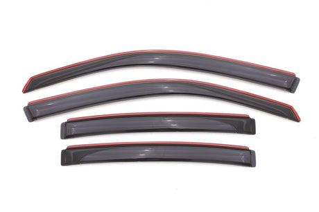 2008-2014 Avenger Ventvisor In-Channel Front and Rear Window Deflectors 4-Piece Smoke - View 2 | Dirty Garage