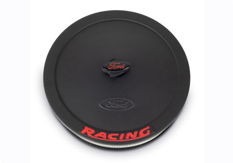 Universal Air Cleaner Kit - Black Crinkle Finish w/Red Emblem - View 6 | Dirty Garage