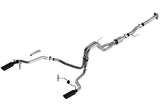 Borla F-150 2021 5.0L 2dr RC SB (122.8 WB) XL/XLT 3/2.25 SRE Cat-Back ATAK Black Chrome Tips | Dirty Garage