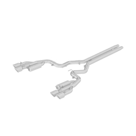 2018-2019 Mustang GT 5.0 3" Cat Back Quad Tip Race Version T304 | Dirty Garage