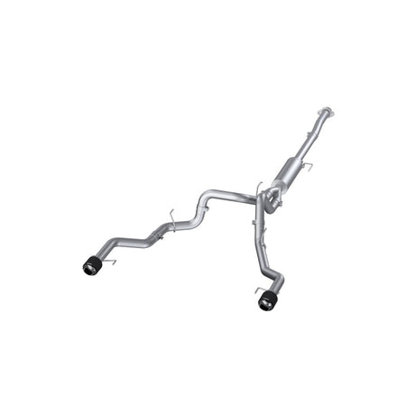 2022-2023 F-150 5" Carbon Fiber Tip Dual Rear Exit 3" Cat Back Exhaust | Dirty Garage