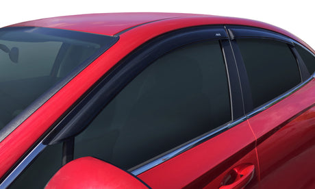 2020-2024 Sonata Ventvisor Outside Mount Window Deflectors Smoke 4-Piece - View 2 | Dirty Garage