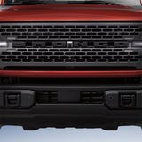 2021+ Bronco Grille Lettering Overlay Kit - Black - View 4 | Dirty Garage