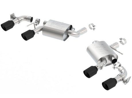 Borla 2016 Chevy Camaro V8 SS AT/MT ATAK Rear Section Exhaust w/ Dual Mode Valves Ceramic Black | Dirty Garage