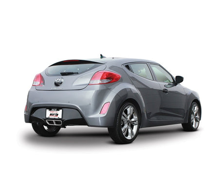 Borla 12-14 Veloster 1.6L AT/MT FWD 2dr 2.25in No Tips SS Exhaust (rear section only) - View 5 | Dirty Garage