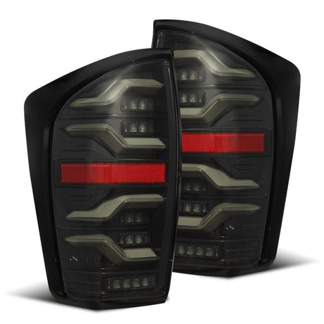 2016-2023 Tacoma Luxx-Series LED Tail Lights Alpha Black with Activation Light Sequential Signal | Dirty Garage