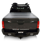 Westin 24-26 Toyota Tacoma 2WD/4WD 5ft. Bed Hard Tri-Fold Tonneau Cover - Black - View 7 | Dirty Garage