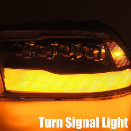 2009-2018 Charger Nova-Series LED Projector Chrome Headlights DRL - View 4 | Dirty Garage