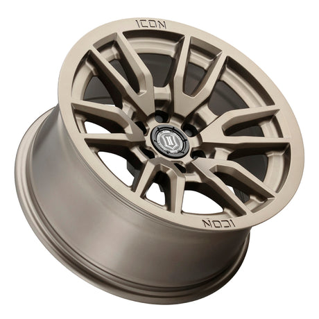 Universal Vector 6 17x8.5 6x5.5 0mm Offset 4.75" BS 106.1mm Bore Bronze Wheel - View 3 | Dirty Garage