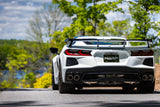 2020-2024 GM Corvette 3" Active Cat Back Quad Split Rear Exit Exhaust with AFM Sims - View 7 | Dirty Garage