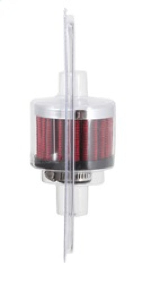 Universal Clamp On Rubber Base Crankcase Vent Filter 0.5in Flange ID 2in OD 1.5in Height - View 15 | Dirty Garage