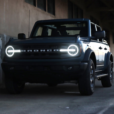 2021-2025 Bronco Nova-Series LED Projector Black Headlights - View 11 | Dirty Garage