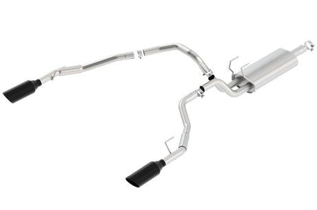 Borla 09-17 Ram 1500 5.7L V8 3in-2.5in Dual Out Pipe 5in Tip S-Type Exhaust Black Chrome - View 2 | Dirty Garage