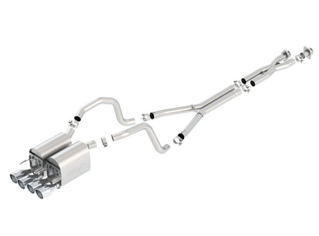 Borla 05-08 Chevrolet Corvette Coupe/Conv 6.0L/6.2L 8cyl 4spd/6spd RWD inS-Type IIin Catback Exhaust - View 3 | Dirty Garage