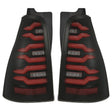 2003-2009 4Runner Luxx-Series LED Tail Lights Black Red | Dirty Garage