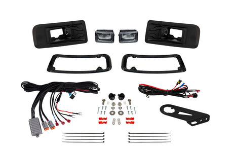 2022-2024 Maverick Elite Series  Add-On Cool White LED Fog Light Kit - View 6 | Dirty Garage