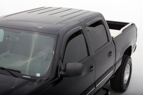 2002-2006 Escalade EXT Ventvisor Outside Mount Window Deflectors Smoke 4-Piece | Dirty Garage