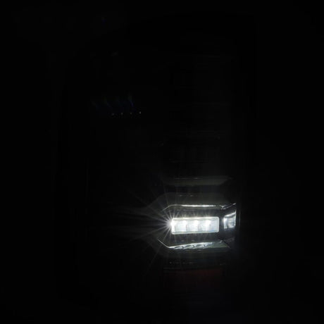 2014-2018 GM HD Luxx-Series LED Tail Lights Alpha Black Active Light Sequential Signal - View 5 | Dirty Garage