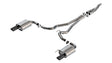 Borla 2024 Ford Mustang 2.3L Ecoboost 2.50 S-TYPE Black Chrome Catback Exhaust - Non-Active | Dirty Garage