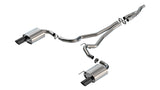 Borla 2024 Ford Mustang 2.3L Ecoboost 2.50 S-TYPE Black Chrome Catback Exhaust - Non-Active | Dirty Garage