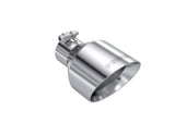 MBRP T304 SS Tip 2.5in ID, 5in OD Out, 8in Length, Angle Cut, Dual Wall | Dirty Garage