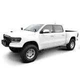2019-2026 RAM 1500 Crew Cab Pro-E Series Black Powered Running Boards - View 2 | Dirty Garage