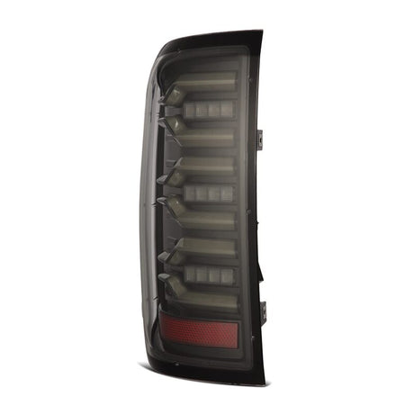 2014-2018 GM 1500 HD Luxx-Series LED Tail Lights Alpha-Black w Active Light Sequential Signal - View 7 | Dirty Garage