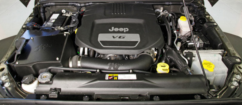 2012-2018 Wrangler 3.6L V6 Performance Intake Kit w/Snorkel - View 3 | Dirty Garage