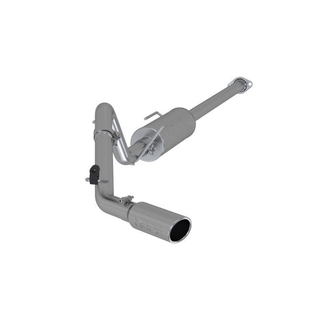 2005-2013 Tacoma 4.0L EC CC Cat Back Single Exit Aluminized Exhaust - View 3 | Dirty Garage
