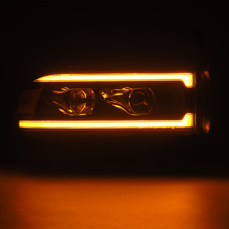 1994-2002 Ram HD Luxx-Series LED Projector Headlights Black Activation Light Sequential Signal Switchback DRL - View 2 | Dirty Garage