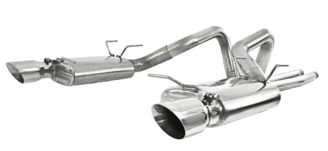 2005-2009 Superduty Shelby GT500 GT Dual Split Rear Street Version 4" Tips T409 Exhaust System - View 3 | Dirty Garage