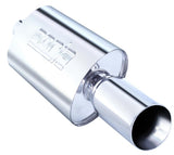 Borla Boomer Muffler Thumper Oval 2-1/4in In 4in Side Round Out | Dirty Garage
