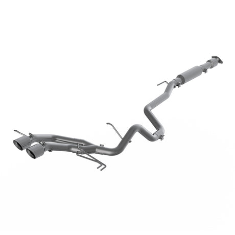 2013-2018 Veloster Turbo 4.0in OD Dual Outlet 2.5" AL Cat Back | Dirty Garage