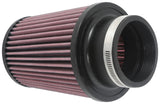 Universal Clamp-On Air Filter 3in FLG 5in B 4in T 6in H - View 2 | Dirty Garage
