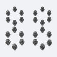 Universal M14 x 1.5 Black Lug Nut - Set of 24 | Dirty Garage