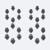 Universal M14 x 1.5 Black Lug Nut - Set of 24 | Dirty Garage