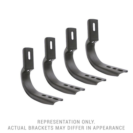 Go Rhino 19-20 Chevrolet Silverado 1500 Brackets for OE Xtreme Cab Length SideSteps - View 4 | Dirty Garage