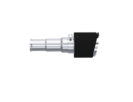 2019-2024 Ram 1500 5.7L Hemi 3" Inlet 5" OD DW Angle Cut T304 Carbon Exhaust Tips Pairs - View 2 | Dirty Garage
