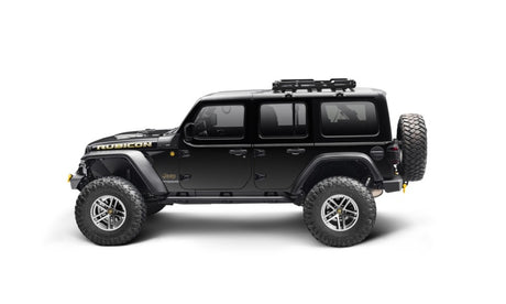 2018-2021 Wrangler JL 2-Door & 4-Door Black Flat Style Flares 4-Piece - View 5 | Dirty Garage