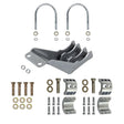 2018-2025 Wrangler JL / Gladiator JT Dual Steering Stabilizer Bracket and Clamp Kit, No Stabilizers (8857-02)