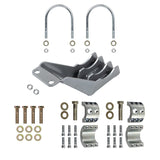 2018-2025 Wrangler JL / Gladiator JT Dual Steering Stabilizer Bracket and Clamp Kit, No Stabilizers (8857-02)