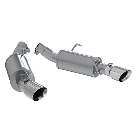 2005-2010 Mustang GT 5.0 Shelby GT500 Dual Mufflers Axle Back Split Rear AL | Dirty Garage
