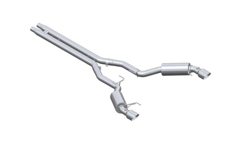 2015-2017 Mustang GT 5.0 3" Cat Back Dual Split Rear Race Version 4.5" Tips - View 2 | Dirty Garage