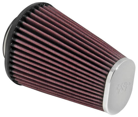 Universal Clamp-On Air Filter 2-7/16in Flange 4-1/2x3-3/4in Base 3x2in Top 6in Height - View 2 | Dirty Garage