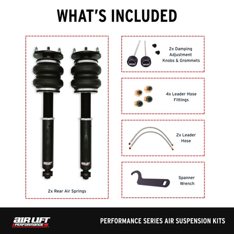 1989-2000 Lexus LS400 Rear Performance Air Suspension Kit - View 9 | Dirty Garage
