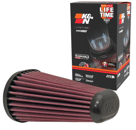 Replacement Unique Oval Tapered Air Filter for 2013-2014 Boxster/2014 Cayman 2.7L/3.4L H6 - View 12 | Dirty Garage