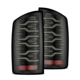 2002-2006 Ram 1500 2003-2006 Ram HD Luxx-Series LED Tail Lights Alpha-Black | Dirty Garage