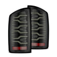 2007-2009 Ram 1500 2500 3500 Luxx-Series LED Tail Lights Pair Alpha Black | Dirty Garage